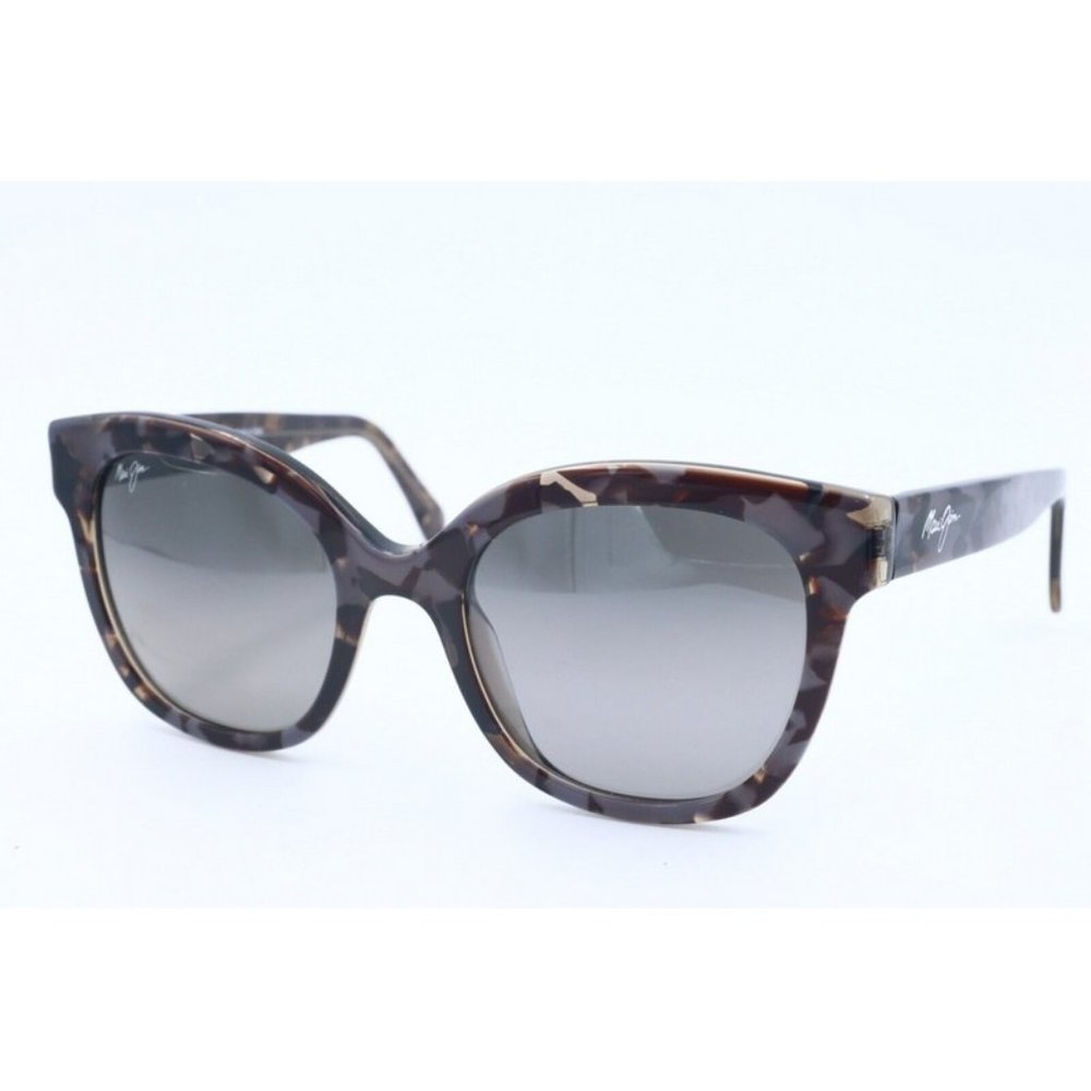 Maui Jim Honey Girl MJ 751-27A Cat Eye Tortoise Sunglasses Gray Polarized (B)